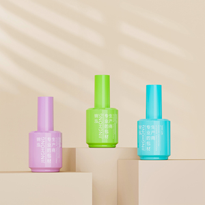 30ml 1oz mat taban kat oluşturucu jel için oje şişesi renkli boş jel konteyner kozmetik ambalaj - Product Image 4