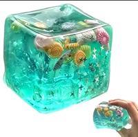 Jouets anti-stress Maltose Squishy, ensemble de jouets sensoriels à presser en forme de boulette scintillante, jouet en caoutchouc souple à remontée lente, jouet créatif pour fêtes