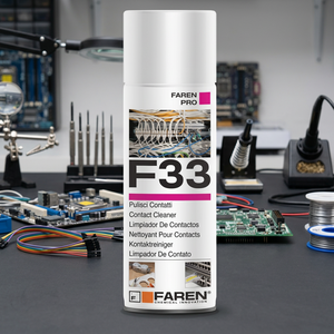 Spray detergente per contatti F33 (modello Faren 2240149) aerosol da 400 ml - Product Image 3