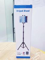 Dudukan ponsel Tripod, dudukan klip ponsel dengan Adapter dudukan Tripod untuk penggunaan di tempat tidur
