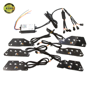 2018-2020 pour <span class=keywords><strong>Ford</strong></span> <span class=keywords><strong>Mustang</strong></span> DRL <span class=keywords><strong>LED</strong></span> Board RGB Chasing Turning Signal <span class=keywords><strong>LED</strong></span> Strip Switchback Daytime Running Light New Condition - Product Image 6