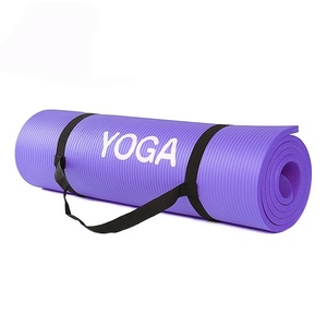 Tapetes de Yoga Personalizados de Alta Calidad con Logotipo, Tapete de Ejercicio Grueso Antideslizante de Espuma NBR para Pilates, Entrenamiento en Casa, Gimnasio, con Correa - Product Image 4