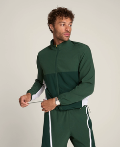 Custom Herren Active Nylon Wear Set Großhandel Pickle ball Tennis Outfit mit Langarm Top Jacke 2-teilige kurze Hose für den Sommer - Product Image 3