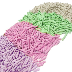 Arena para Gatos de Tofu Personalizada, se Puede Descargar en el Inodoro sin Derramar, Fragancia Natural, No Pungente - Product Image 2