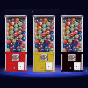 Commercial Coin Gumball Candy Gumball Vending