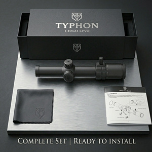 Lunette de visée TYPHON PA 1-6X24 FFP LPVO |   Lunette de visée tactique d'extérieur en verre ED à faible dispersion, résistante à l'eau et aux chocs - Product Image 6