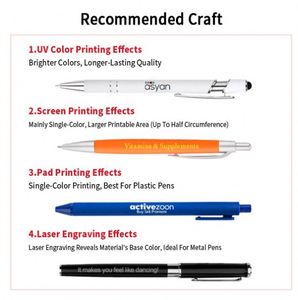 Customizable Ballpoint <b>Pens</b> <b>Color</b> Print Logo Personalized Advertising Ball Point <b>Pen</b> With Custom Logo - Product Image 3
