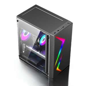 Bas <span class=keywords><strong>prix</strong></span> MATX acrylique boîtier d'ordinateur en gros bureau maison usage personnel boîtier CPU jeu PC <span class=keywords><strong>Gamer</strong></span> armoire boîtiers d'ordinateur tours - Product Image 3