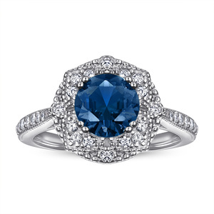 Conjunto de joyería CZ zafiro de moda al por mayor, regalo de boda de lujo, fiesta nupcial, conjuntos de joyería fina para mujer - Product Image 2