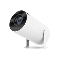 Mini projecteur portable WJ.HY300, 150 lumens ANSI, résolution native 1280x720P HD, système d'exploitation Android 11, haut-parleur intégré, support pivotant
