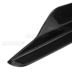 2 pièces Aileron de séparation latéral pour pare-chocs avant de voiture pour Volkswagen VW Golf MK8 GTI GTD R R-Line 2020-2022 Canard latéral de séparation - Product Image 5