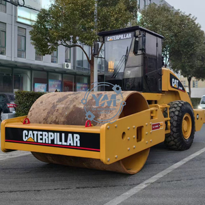 Used Caterpillar CS-683E Road Roller Low Hour Well-Maintained for Asphalt <b>Paving</b> Projects - Product Image 1