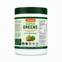 Poudre de Super Aliments Verts Marque Blanche – Complément Alimentaire pour la Santé Digestive, Sans OGM, Végétalien, Sans Gluten, à Base de Plantes, pour Adultes, OEM