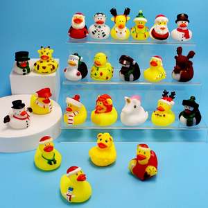 Patitos de Goma Personalizados de Navidad para Baño de Bebés, Juguetes Únicos para la Bañera con Diseños Divertidos, Juguetes Promocionales - Product Image 3