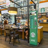 Casier de recharge pour téléphones portables MIA de haute qualité à 8 baies avec logo et langues personnalisables, station de recharge à utiliser gratuitement PL-SD8U-Y2