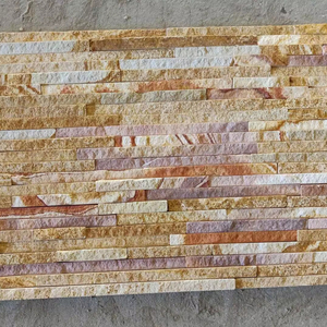 Losas de Piedra Arenisca Arcoíris, Piedra Natural para Revestimiento de Paredes, Pisos, Patios, Terrazas, Caminos, Superficie de Piedra Premium para Exteriores - Product Image 1