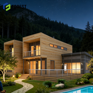 Casa Prefabricada de Acero Ligero Personalizada, Diseño Contemporáneo, Villa de Lujo de 3 Dormitorios - Product Image 1