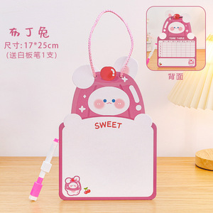 Trẻ em vẽ graffiti bảng trắng nhỏ giáo dục sớm viết bảng phim hoạt hình Bảng vẽ hai mặt có thể xóa được - Product Image 6