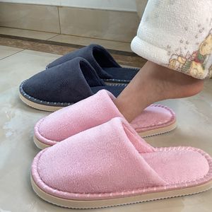 Pantofole in pile color corallo morbide e confortevoli <span class=keywords><strong>per</strong></span> <span class=keywords><strong>la</strong></span> <span class=keywords><strong>casa</strong></span>, pantofole da regalo promozionali <span class=keywords><strong>per</strong></span> gli ospiti in vendita - Product Image 3