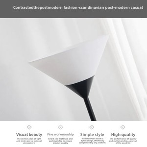 Nordic European Luxury LED Corner Floor Lamp Metal Living Room Study Bedroom Designer <b>Standing</b> Lamp - Product Image 3