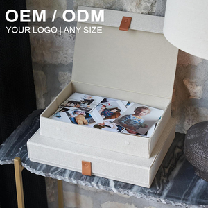 Hộp lưu trữ ảnh trang trí có nắp đậy để trang trí nhà, Lưu Trữ Ảnh và hộp bộ nhớ cho đồ lưu niệm - Product Image 6