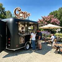 Remorques alimentaires d'extérieur entièrement équipées pour crêpes, glaces, café et boissons – Camions de restauration mobiles personnalisés à vendre aux États-Unis