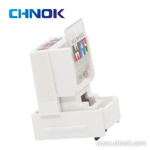 128 loại <span class=keywords><strong>RJ45</strong></span> <span class=keywords><strong>UTP</strong></span> CAT6 8P8C Keystone Jack 90 độ kết nối <span class=keywords><strong>Module</strong></span>-DP-KJ-8214 - Product Image 4