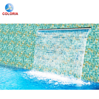 Mosaïque de verre carrée en mélange de couleurs pour la décoration murale