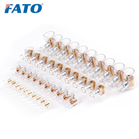 Bloc de jonction transparent FATO PC 2,5mm² 4mm² 6mm² 10mm² 16mm² 25mm² 450V 500V avec connecteur à vis en laiton