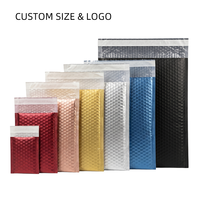 Enveloppes à bulles écologiques personnalisées avec logo - Enveloppes d'expédition rembourrées colorées, auto-adhésives, imperméables pour le commerce électronique
