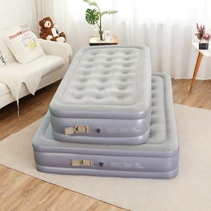 Matelas pneumatique double couche robuste pour <span class=keywords><strong>le</strong></span> camping en plein air, anti-fuite, avec sac de transport et valve de dégonflage rapide - Product Image 4