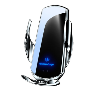 DEARCHIN <span class=keywords><strong>Support</strong></span> Téléphone de <span class=keywords><strong>Voiture</strong></span> en Alliage d'Aluminium 15W à Serrage Automatique avec Capteur Infrarouge Intelligent, Fixation Grille d'Aération GPS - Product Image 2