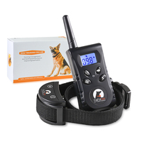 Wiederauf ladbare wasserdichte 3 einstellbare sichere Modi Elektrisches Hundes chock halsband Hunde trainings halsband mit Fernbedienung