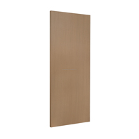 Dernier design classique de porte intérieure en bois recouvert de film PVC