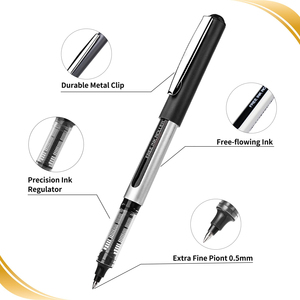 Signature <b>Pen</b> Liquid Ink <b>Pen</b> Roller Tip <b>Pen</b> 0.5mm - Product Image 4