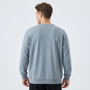 Sudadera Extra Grande para Hombre de Alta Calidad, 100% Algodón Ligero, Logotipo Personalizado, Diseño Sólido, Ecológica, Transpirable, Nueva de Invierno - Product Image 2