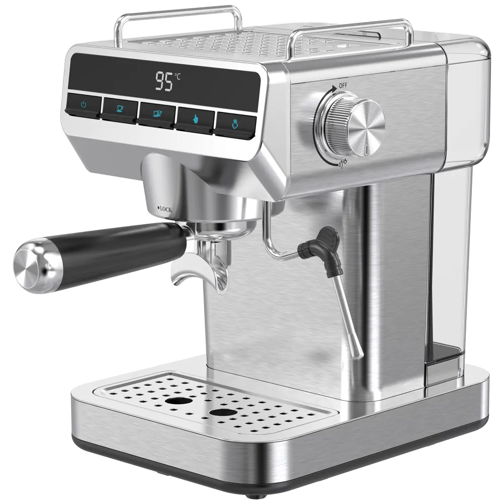 Geniş boy Espresso makinesi üretici OEM/ODM, 20 Bar moda ev kahve makinesi özelleştirme