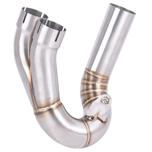 Collecteur d'échappement avant pour moto <span class=keywords><strong>Ducati</strong></span> Hypermotard 950 / SP / RVE 2022 <span class=keywords><strong>2023</strong></span> 2024 2025 en acier inoxydable - Product Image 1