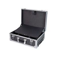 Boîte de transport d'outils en aluminium sur mesure, grande taille, robuste, avec roulettes