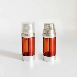 30ml 50m Hot Bán rỗng ống đôi 2 trong 1 kép buồng nhựa mỹ phẩm không có không khí <span class=keywords><strong>Lotion</strong></span> bơm chai - Product Image 6