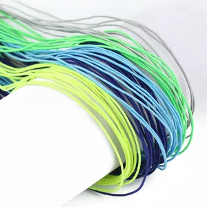 Bandas elásticas multicolores de 0,8mm, <span class=keywords><strong>cord</strong></span>ón de cuero con costura de goma de 23/69 metros para fabricación de joyas de boda, accesorio de ropa de costura DIY - Product Image 4