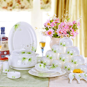 Juego de Platos y Tazones de Cerámica al por Mayor, 28/56 Piezas, Vajilla de Porcelana Fina, Juego de Tazas Minimalistas de Lujo - Product Image 6