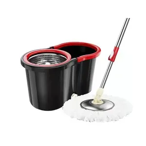 Home Cleaning Mop Swivel 360 Microfiber Mop Head Detachable Washing And Easy Cleaning Telescopic Handle Rotates Magic Mop Bucket