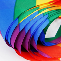 Doğum günü partisi kapalı dekoratif 100D Polyester 30*40cm keçe kumaş üçgen flama Bunting hattı bayrak afiş