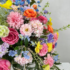 DKB - Bola de Flores de Seda Realista y Colorida en Oferta, Centro de Mesa Artificial Grande para Decoración de Bodas y Regreso a Clases - Product Image 4