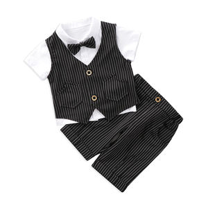 Conjunto de Ropa de Verano para Niños, Estilo 2022, Traje de Caballero de Manga Corta para Niños - Product Image 2