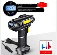 Pompe à air électrique sans fil pour voiture, moniteur de pression des pneus, haute pression, portable, pour Ford Mustang, écran LCD, lumière d'urgence