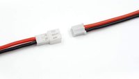 Connecteur d'entrée latérale JST PH2.0-2P 2.0mm Pitch 2Pin avec câbles de 10cm
