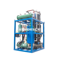 Machine à glace en tubes industrielle haute efficacité 15 tonnes/24h, entièrement automatique, refroidissement par eau, pour glace comestible