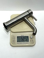 Robinet de cuisine contemporain en acier inoxydable 304 noir poli, monocommande, monotrou, à poser sur comptoir, mitigeur eau chaude et froide, céramique
